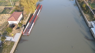 浙江嘉兴曹桥浮桥-（浮筒+钢结构）