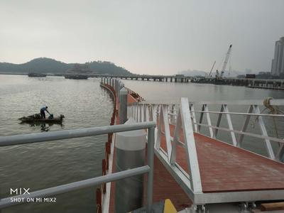 珠海香洲渔港码头-浮箱+铝合金