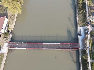 浙江嘉兴曹桥浮桥-（浮筒+钢结构）